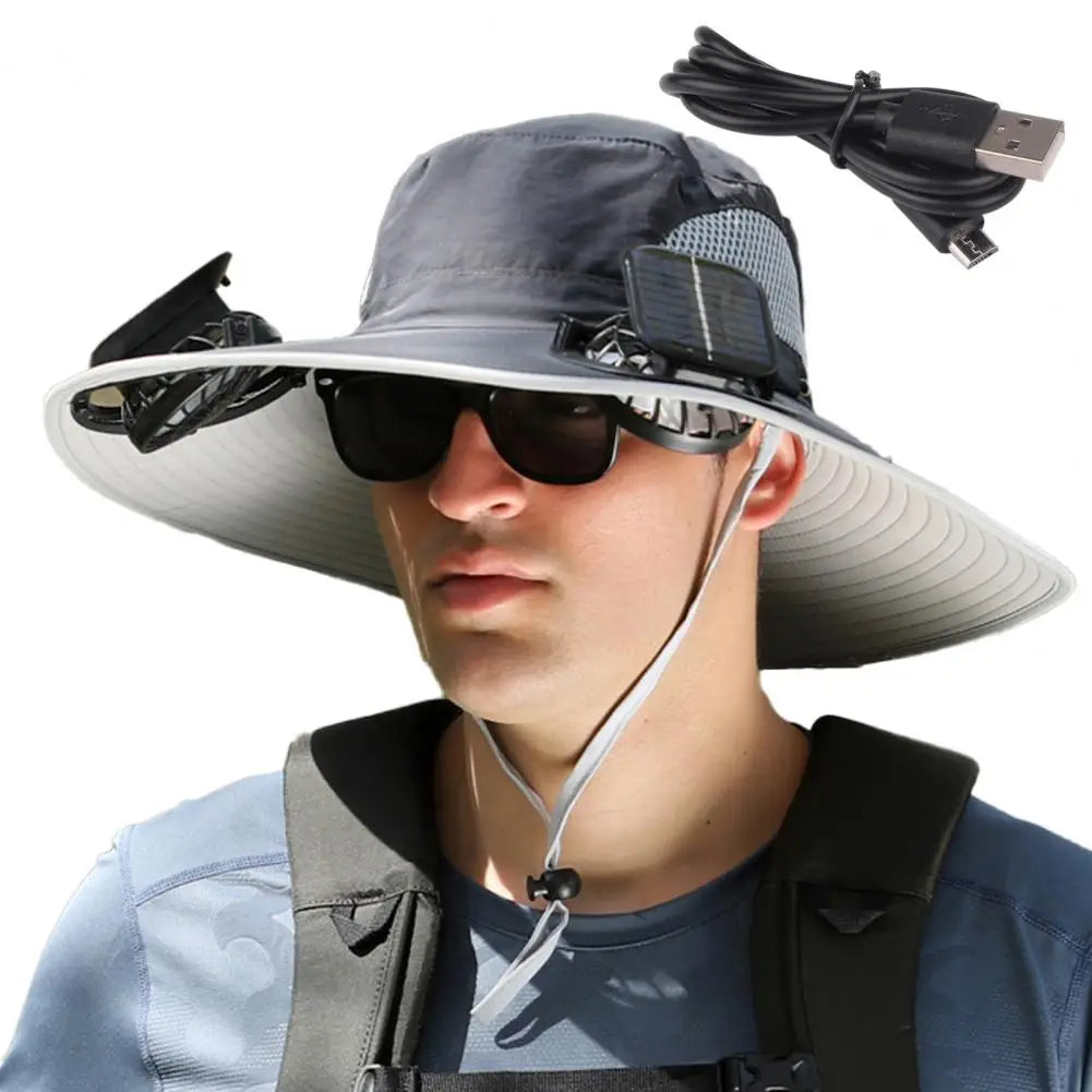 Solar Fan Cooling Hat