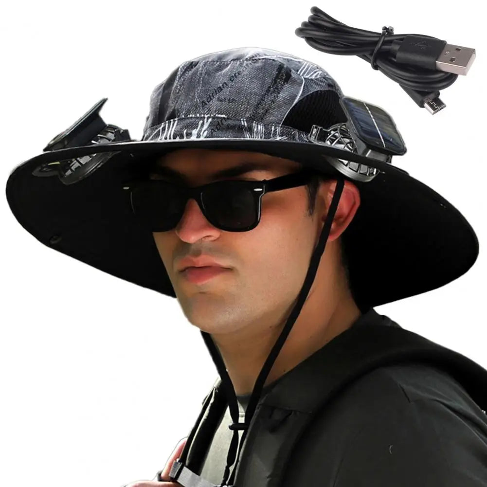 Solar Fan Cooling Hat