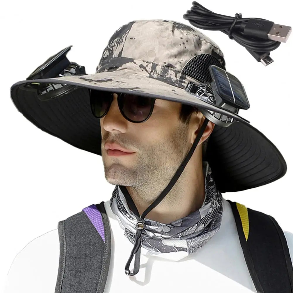 Solar Fan Cooling Hat
