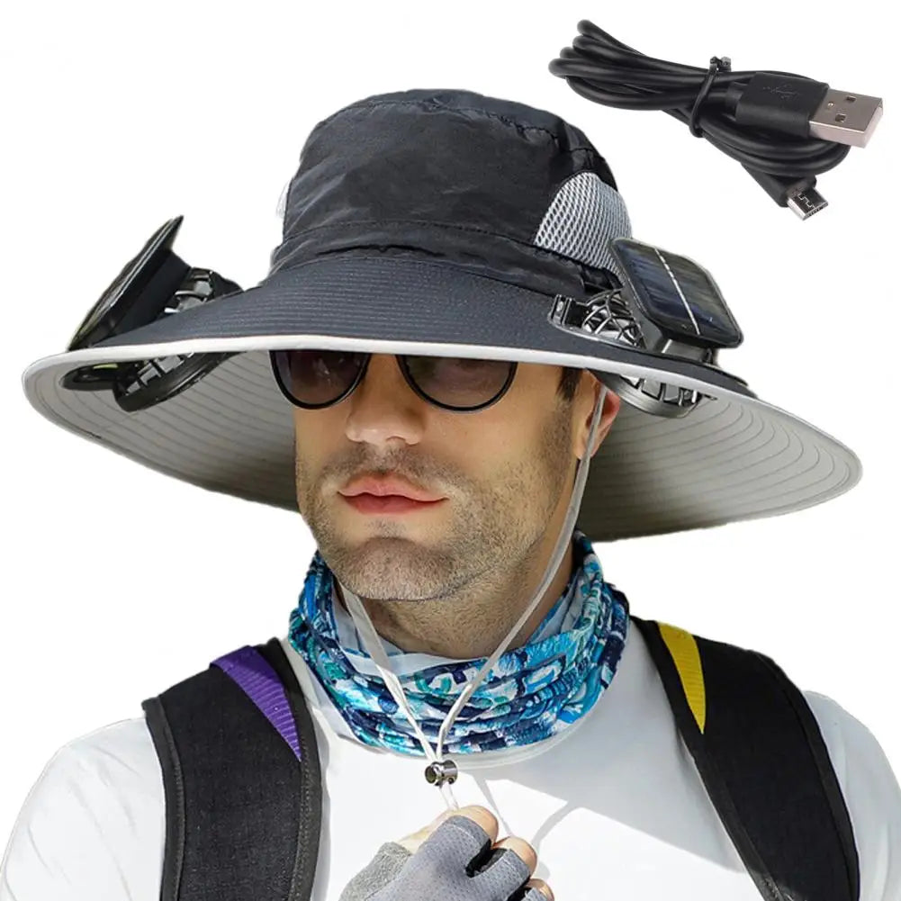 Solar Fan Cooling Hat