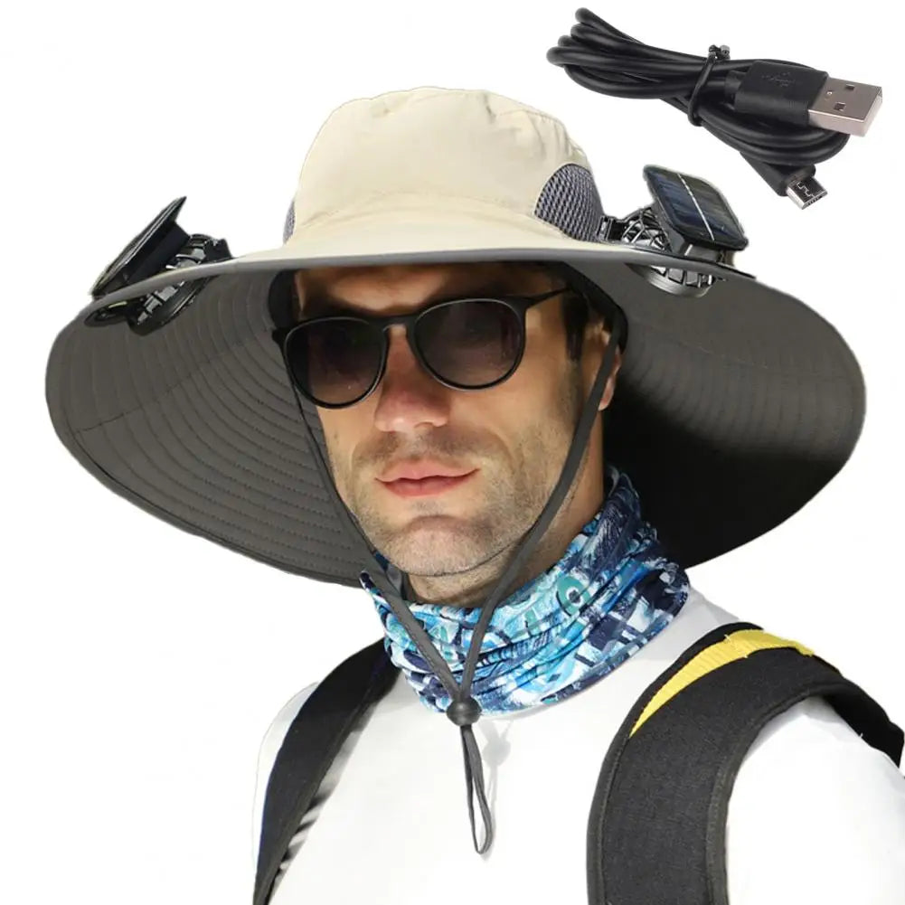 Solar Fan Cooling Hat