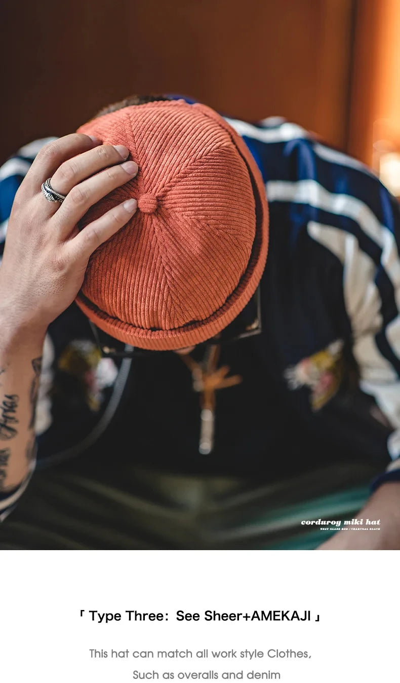 MADEN - Corduroy Sailor Cap