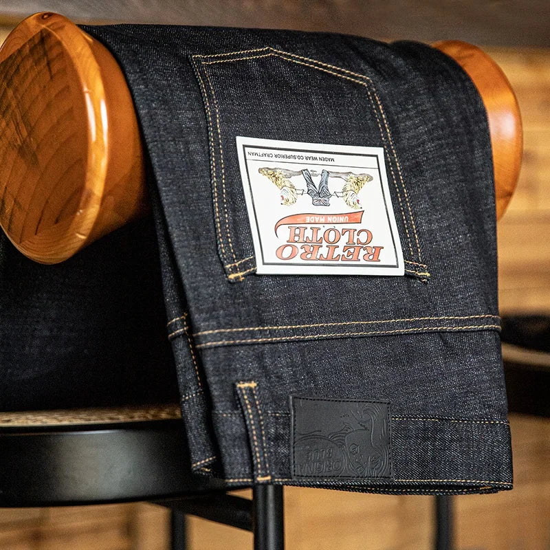 MADEN 13.5oz Selvedge Raw Denim – Classic Straight Fit