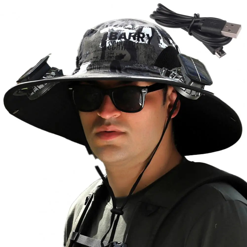 Solar Fan Cooling Hat