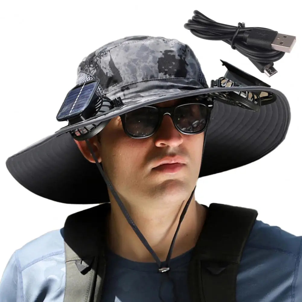 Solar Fan Cooling Hat