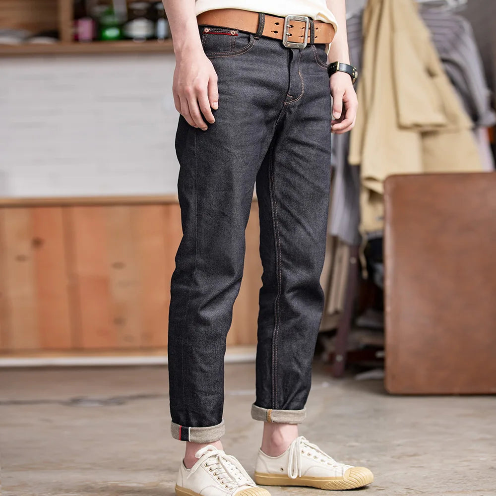 MADEN 11.6oz Selvedge Raw Denim – Tapered Fit
