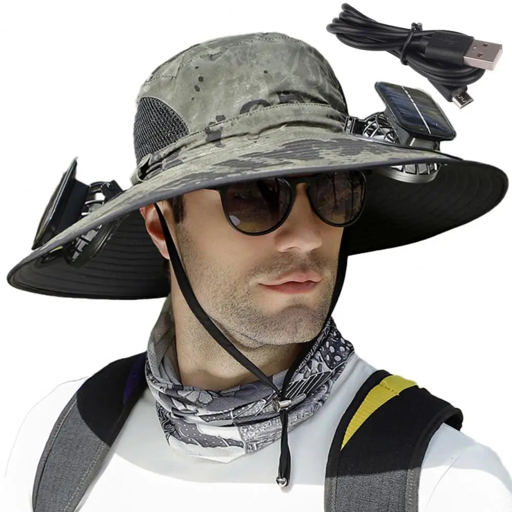 Solar Fan Cooling Hat