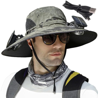 Solar Fan Cooling Hat