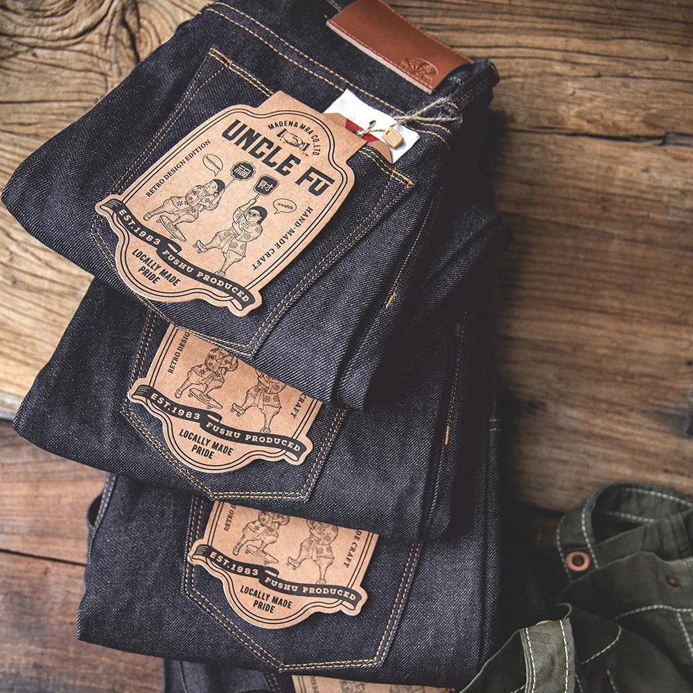 MADEN 11.6oz Selvedge Raw Denim – Tapered Fit