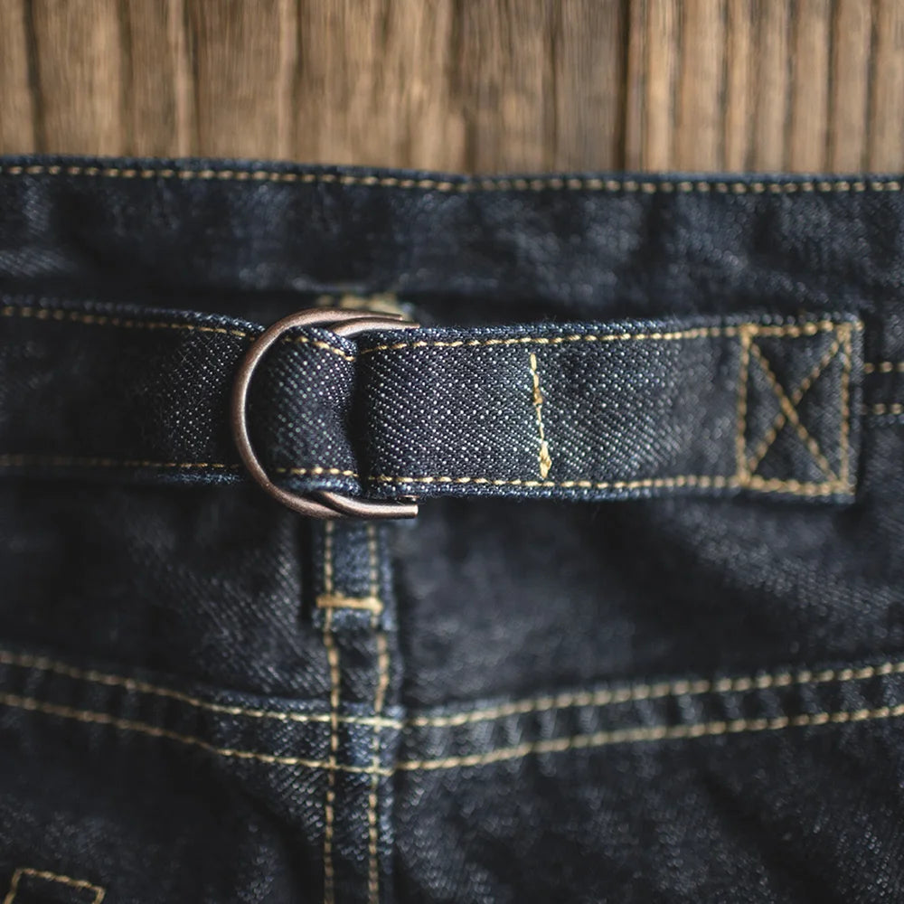 MADEN 14oz Selvedge Raw Denim – Horsehide Patch Straight Fit
