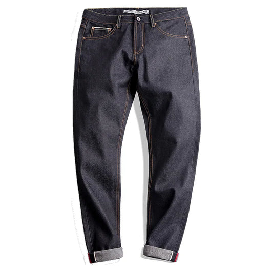 MADEN 14.5oz Selvedge Raw Denim – Embroidered Straight Fit